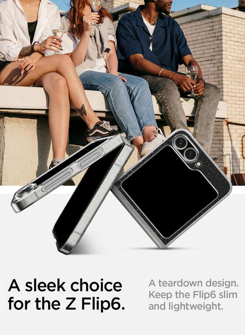 Spigen Samsung Galaxy Z Flip 6 Case Air Skin Glitter