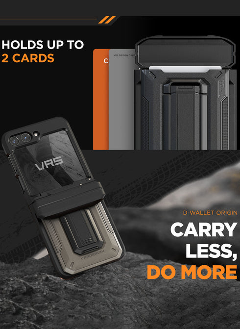 VRS Design Samsung Galaxy Z Flip 6 Case D-Wallet Origin