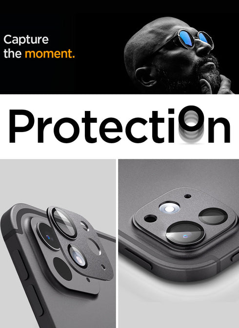 Spigen iPad Pro 13" / iPad Pro 11" M4 (2024) Camera Lens Screen Protector GLAStR Optik Metal EZ Fit