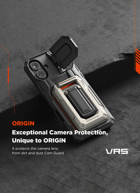 VRS Design iPhone 16 PLUS Case D-Wallet Origin