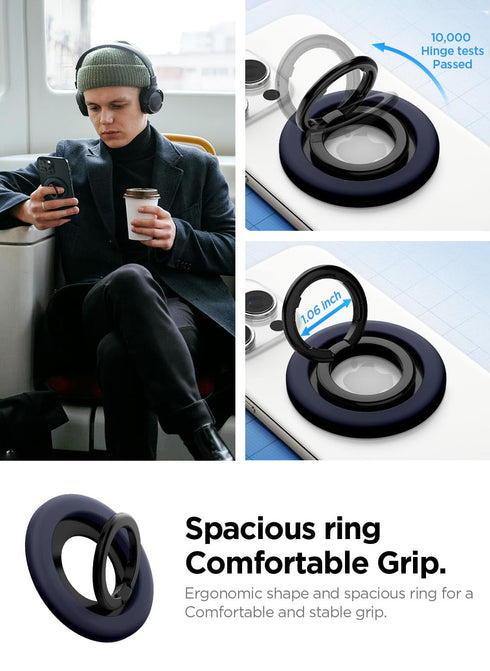 Spigen Silicone Magnetic Ring Holder Nano Pop MagFit with Kickstand