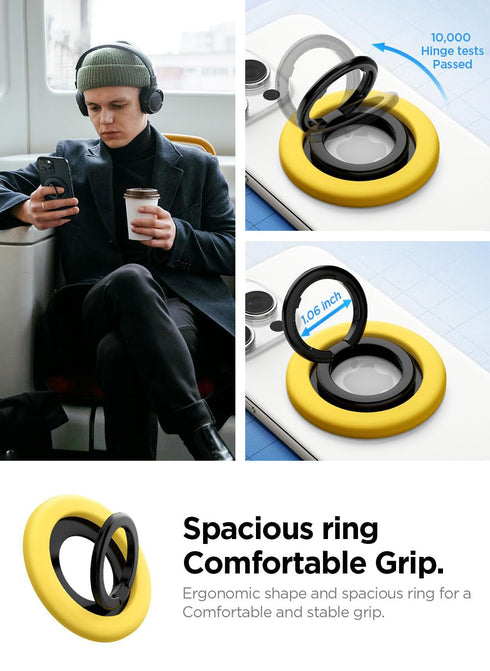 Spigen Silicone Magnetic Ring Holder Nano Pop MagFit with Kickstand