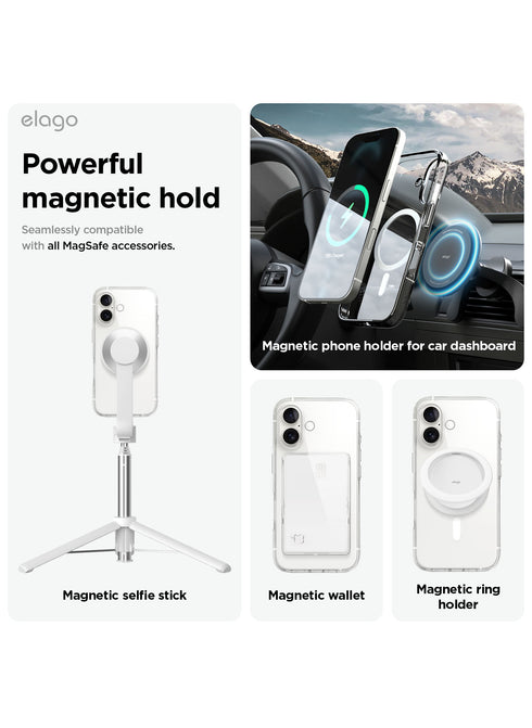 elago iPhone 16 PLUS Case Magnetic Hybrid (MagSafe)