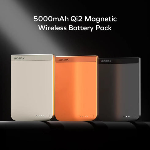 1-POWER S.PASS 5000mAh QI2 Magnetic Wireless Power Bank USB-C Up to 15W PD Output