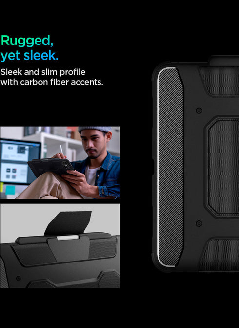 Spigen iPad Pro 13" M4 (2024) Case Rugged Armor Pro