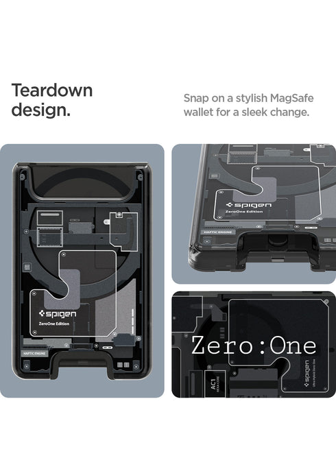 Spigen Magnetic Wallet 3-4 Cards Holder Ultra Hybrid ZERO ONE