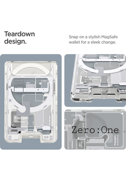 Spigen Magnetic Wallet 3-4 Cards Holder Ultra Hybrid ZERO ONE