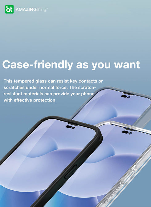 Amazing Thing iPhone 14 Pro MAX Tempered Glass Screen Protector RADIX Pure Glass
