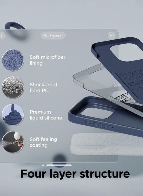 elago iPhone 15 Pro MAX Case Liquid Silicone