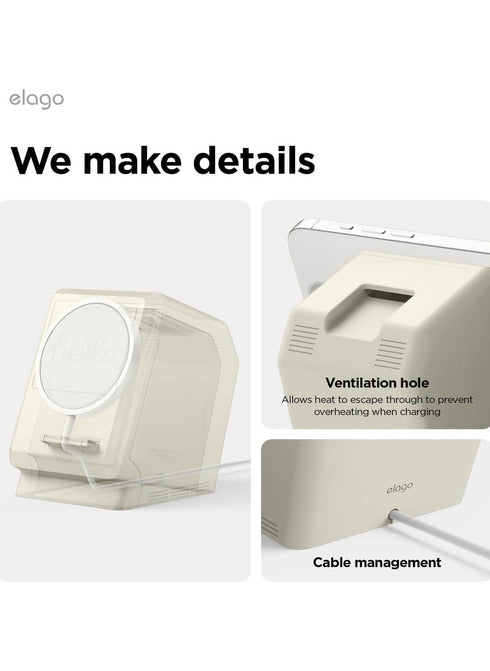 elago MS M4 Charging Stand compatible with MagSafe