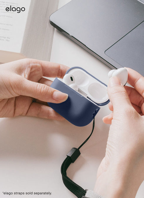 elago AirPods PRO 2 Case Silicone with Lanyard