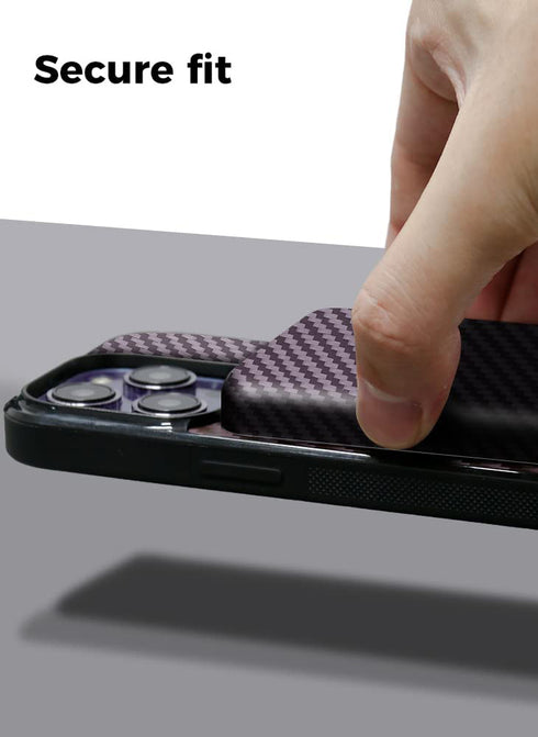 MONOCARBON MagSafe Battery Pack Case Real Carbon Fiber