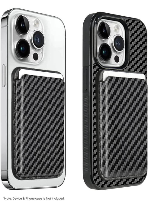 MONOCARBON Magnetic Wallet Real Carbon Fiber (MagSafe)