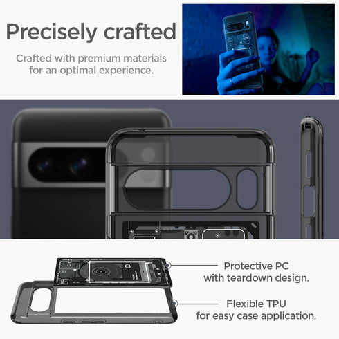 Spigen Google Pixel 8 PRO Case Ultra Hybrid ZERO ONE
