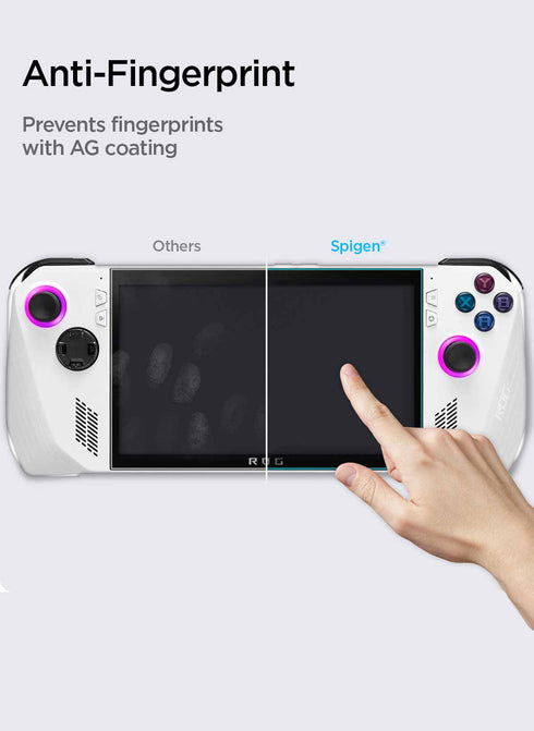 Spigen Asus ROG Ally (2023) Tempered Glass Screen Protector GLAStR Slim