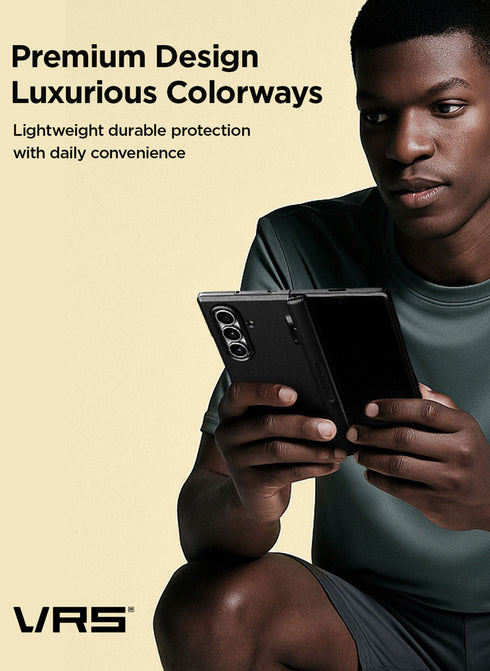 VRS Design Samsung Galaxy Z Fold 7 Case Terra Guard Modern with Hinge Protection