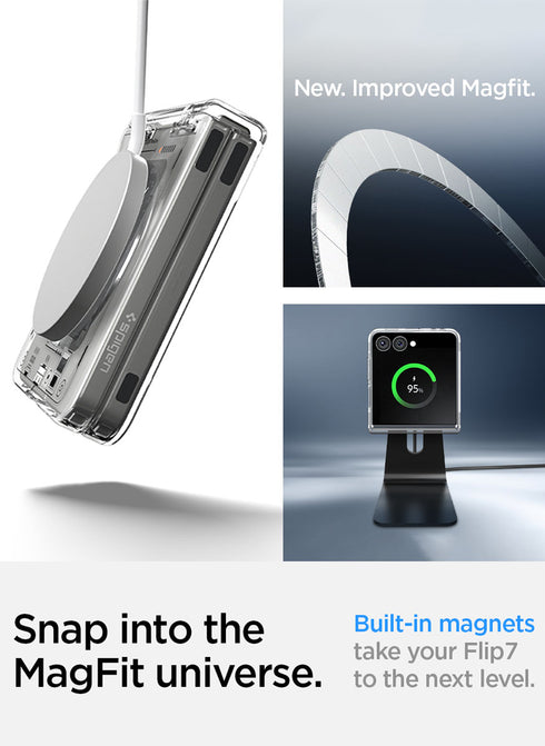 Spigen Samsung Galaxy Z Flip 7 Case Ultra Hybrid Pro MAGFIT NEO ONE