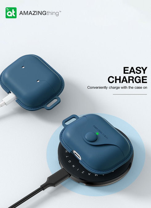 Amazing Thing AirPods Pro 2 / AirPods PRO Case Marsix Pro Leatherette with Lanyard