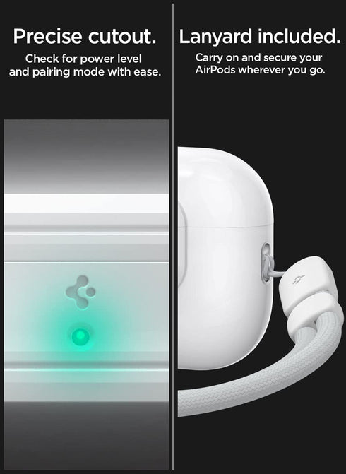 Spigen AirPods PRO 2 / AirPods Pro Case Lock Fit M with Lanyard