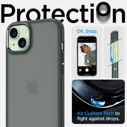 Spigen iPhone 15 Case Ultra Hybrid FROST