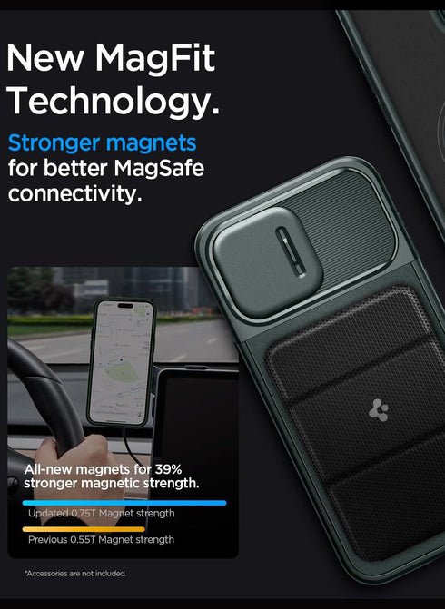 Spigen iPhone 15 Pro MAX Case Optik Armor