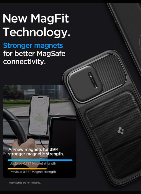 Spigen iPhone 15 Pro MAX Case Optik Armor