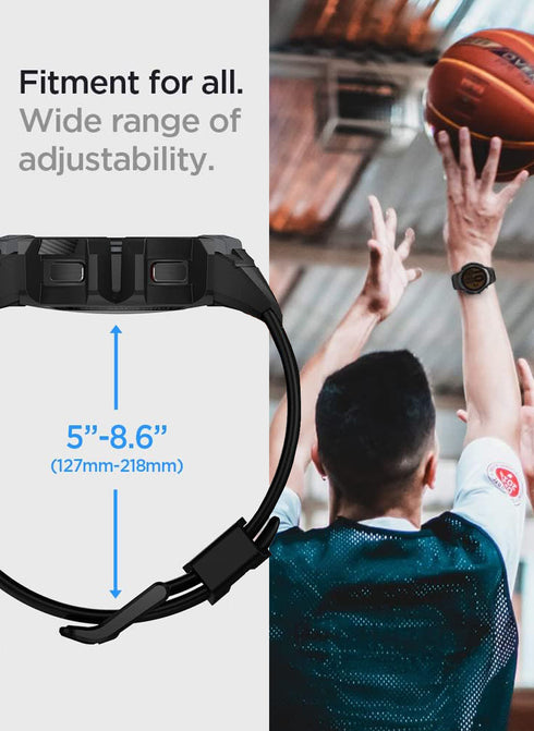 Spigen Samsung Galaxy Watch FE/5/4 (40mm) Band with Case Rugged Armor PRO