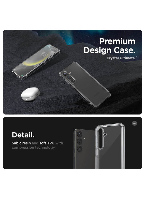 VRS Design Samsung Galaxy S24 Case Crystal Ultimate