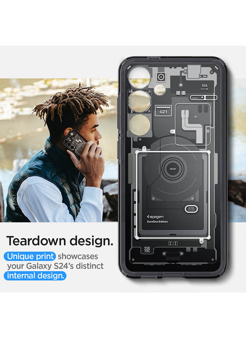 Spigen Samsung Galaxy S24 Case Ultra Hybrid ZERO ONE