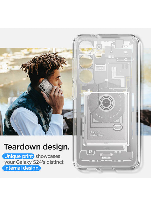 Spigen Samsung Galaxy S24 Case Ultra Hybrid ZERO ONE