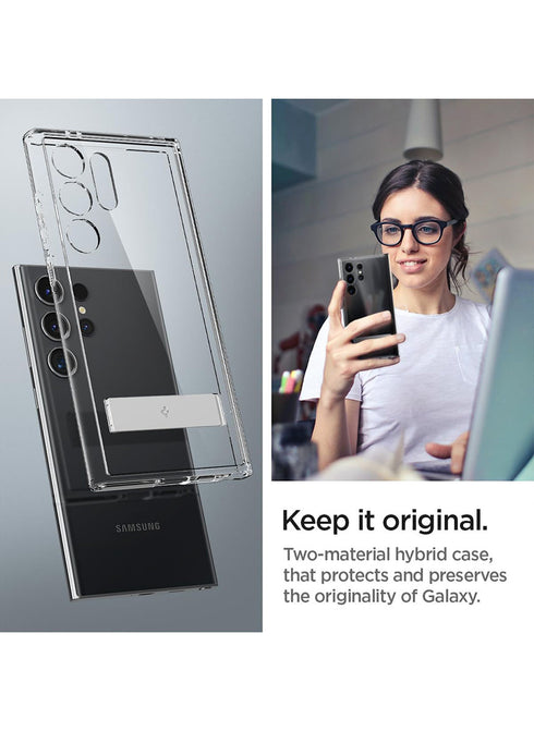 Spigen Samsung Galaxy S24 ULTRA Case Ultra Hybrid S with Kickstand