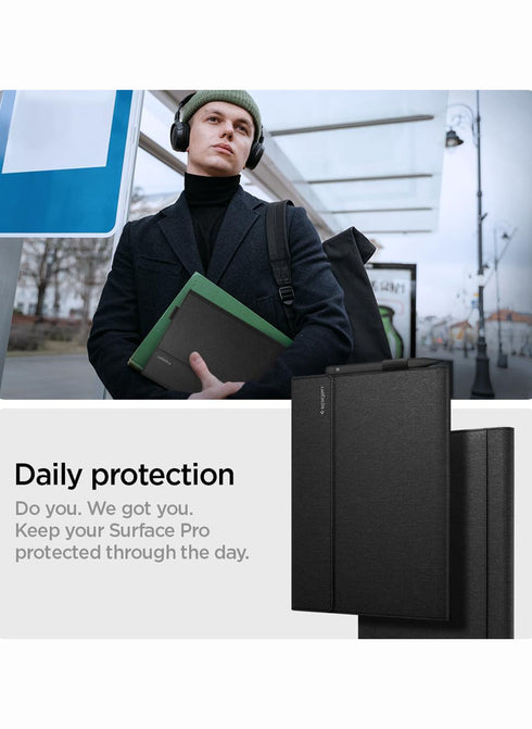 Spigen Microsoft Surface PRO 11/10/9/8 (2024/2022/2021) Case Stand Folio