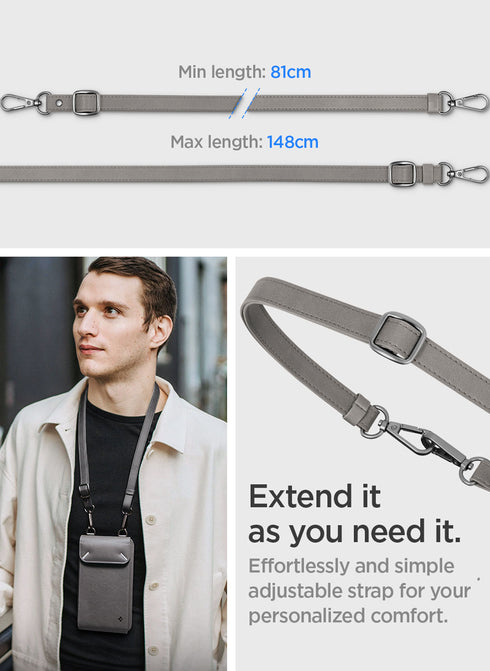 Spigen Crossbody Travel Wallet Bag Valentinus with Card Holder