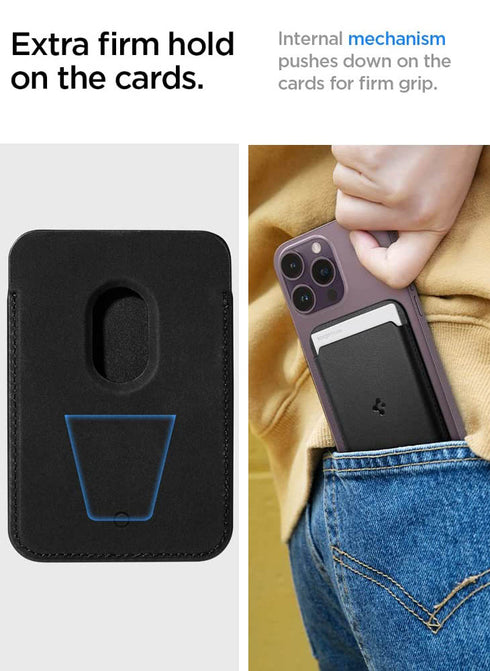 Spigen Magnetic Wallet 3 Cards Holder Valentinus (MagFit)