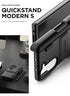 VRS Design Samsung Galaxy Z Fold 5 Case Quick Stand Modern with S-Pen Holder and Front Screen Protector