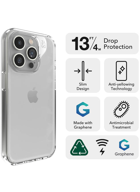 Zagg iPhone 15 PRO Case Crystal Palace