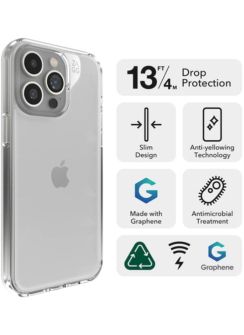 Zagg iPhone 15 Pro MAX Case Crystal Palace