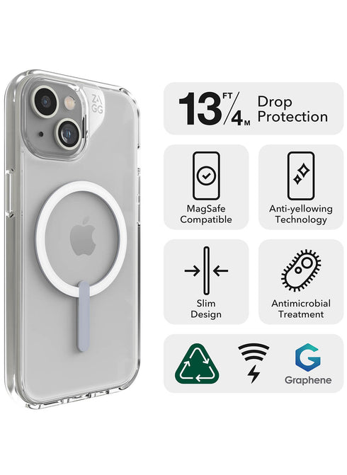 Zagg iPhone 15 / 14 / 13 Case Crystal Palace Snap