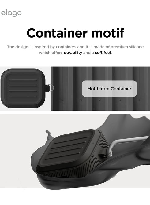 elago Samsung Galaxy Buds 3 / 3 PRO Case Armor Hang with Carabiner