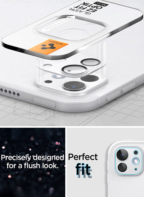 Spigen iPad Pro 13" / iPad Pro 11" M4 (2024) Camera Lens Screen Protector GLAStR Optik Metal EZ Fit
