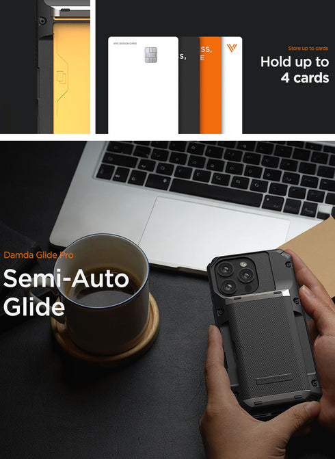 VRS Design iPhone 16 Pro MAX Case Damda Glide PRO GROOVE