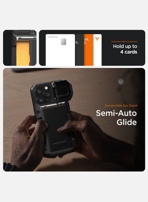 VRS Design iPhone 16 Pro MAX Case Damda Glide Duo Guard