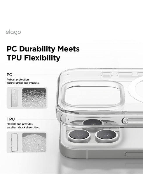 elago iPhone 16 PRO Case Magnetic Hybrid (MagSafe)