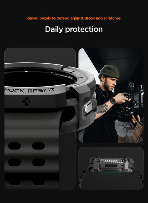 Spigen Samsung Galaxy Watch 8 Classic (46mm) Case Rugged Armor