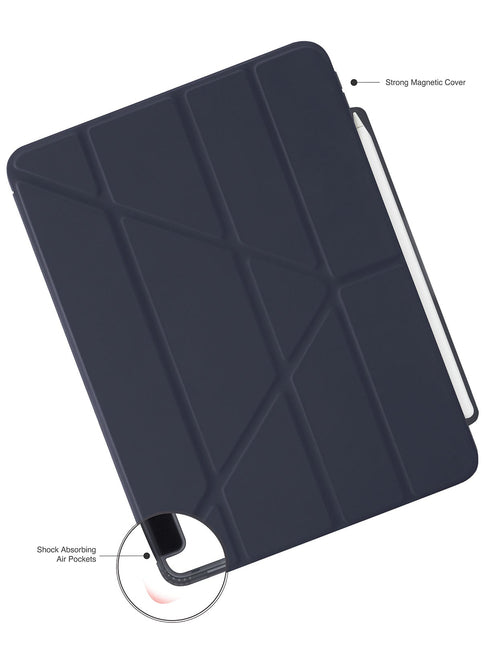 Pipetto iPad Air 13" M2 (2024) Case Origami No. 3 with Pencil Slot