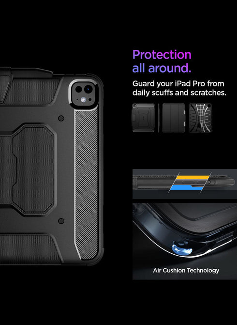 Spigen iPad Pro 13" M4 (2024) Case Rugged Armor Pro