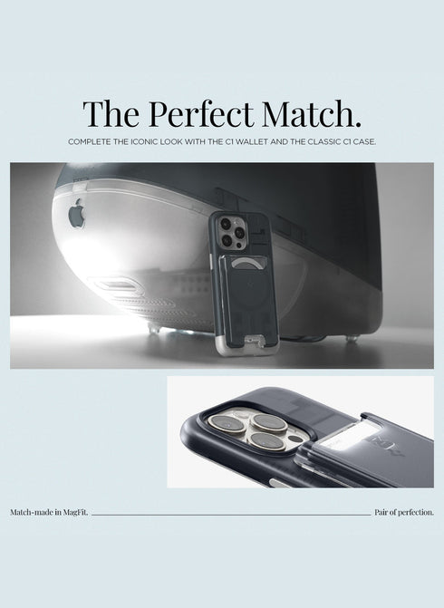 Spigen Magnetic Wallet 3-4 Cards Holder Classic C1