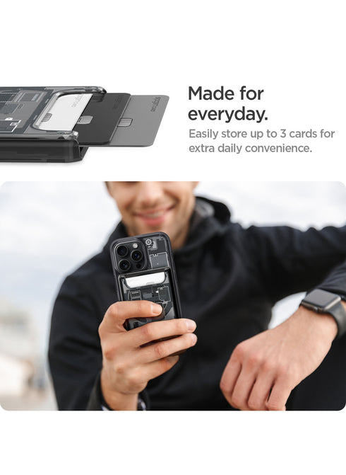 Spigen Magnetic Wallet 3-4 Cards Holder Ultra Hybrid ZERO ONE