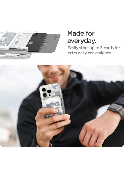 Spigen Magnetic Wallet 3-4 Cards Holder Ultra Hybrid ZERO ONE