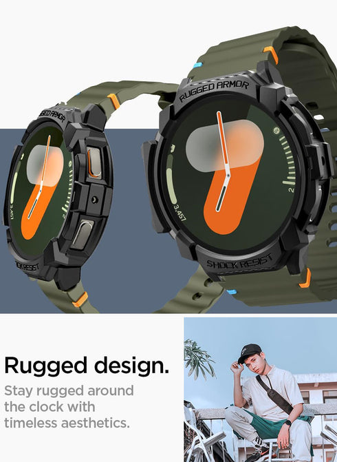 Spigen Samsung Galaxy Watch 7 (44mm) Case Rugged Armor